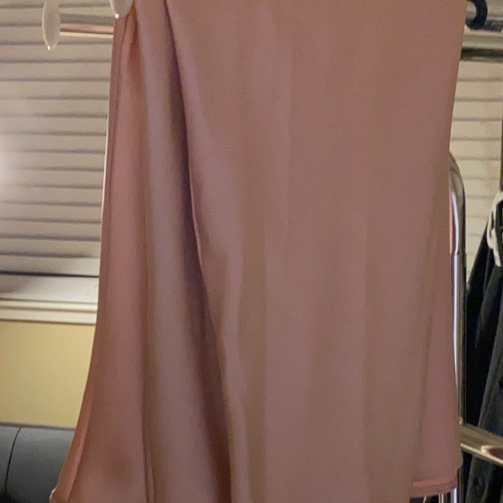 New with tags, Blush pink satin skirt.